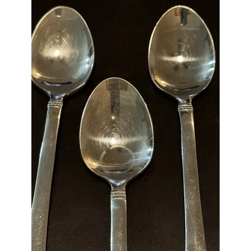 Towle Beaded Classique Flatware Teaspoon (Set of 7)‎ FW17